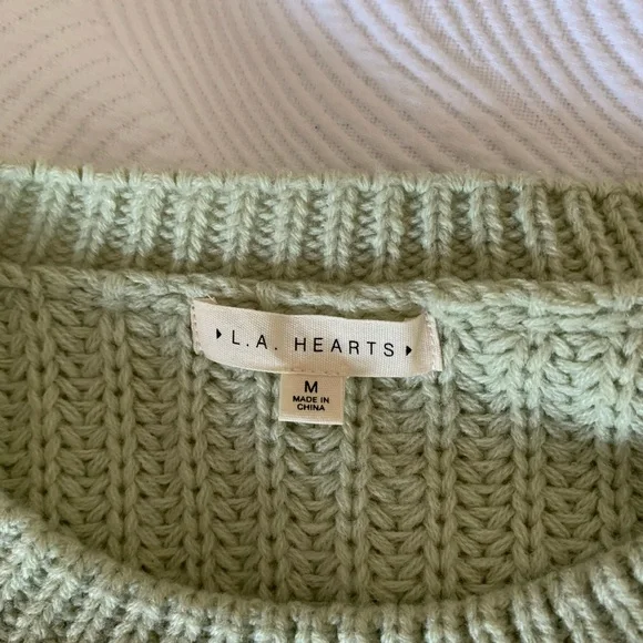 🌙Pacsun chunky oversized Sage Sweater! - Picture 2 of 4